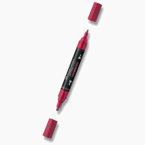Levně Akrylový popisovač Faber-Castell Multimark - 433, berry
