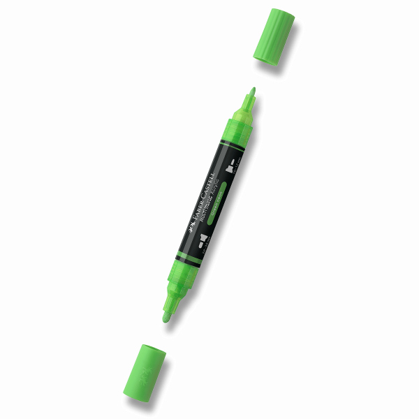 Levně Akrylový popisovač Faber-Castell Multimark Neon - 257, green neon