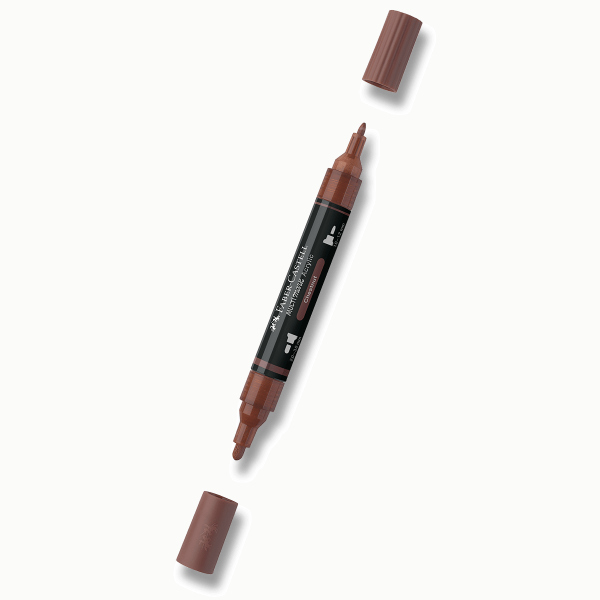 Levně Akrylový popisovač Faber-Castell Multimark - 378, chestnut