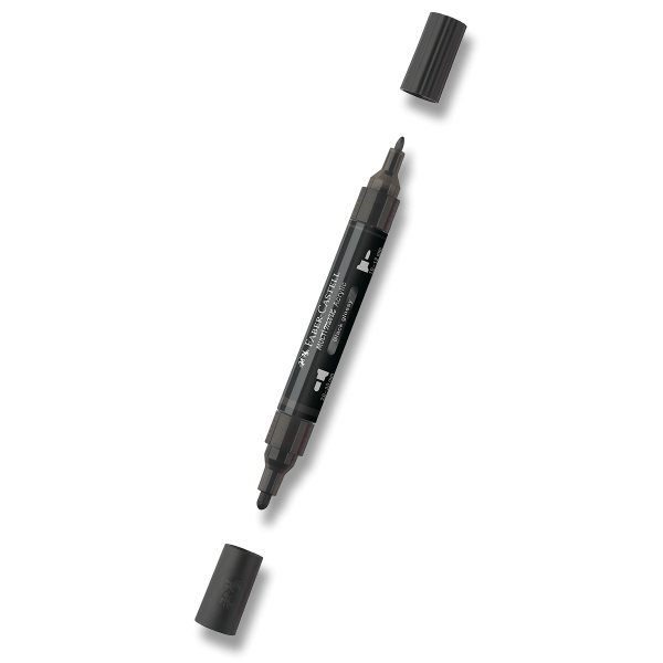 Levně Akrylový popisovač Faber-Castell Multimark - 299, black glossy