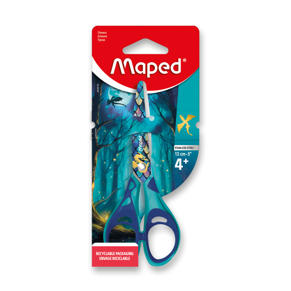 Nůžky Maped Dragon - 13 cm, blistr