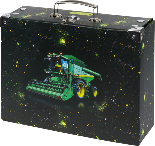 BAAGL Skládací školní kufřík Traktor s kováním