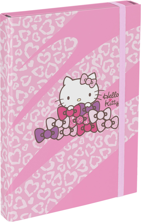 BAAGL Desky na školní sešity A4 Hello Kitty Sweet Leopard