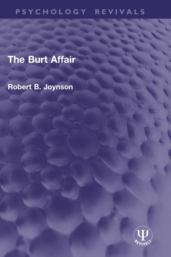 Burt Affair Taylor & Francis