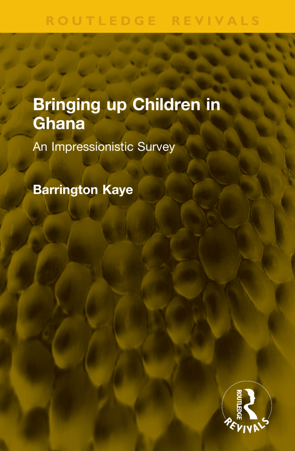 Bringing up Children in Ghana Taylor & Francis