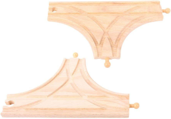 Levně Bigjigs Rail T výhybka 2 ks