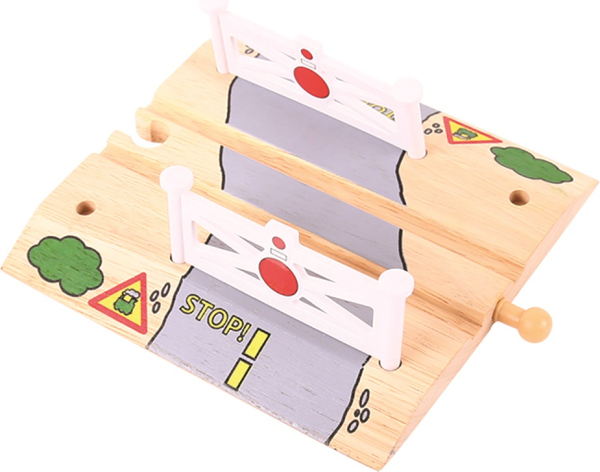 Levně Bigjigs Rail Železniční přejezd