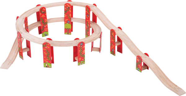 Levně Bigjigs Rail Víceúrovňový set kolejí