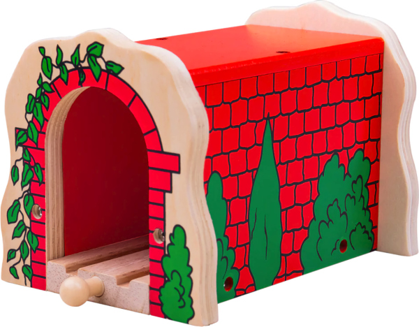 Levně Bigjigs Rail Cihlový železniční tunel