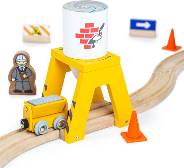 Levně Bigjigs Rail Silo s cementem