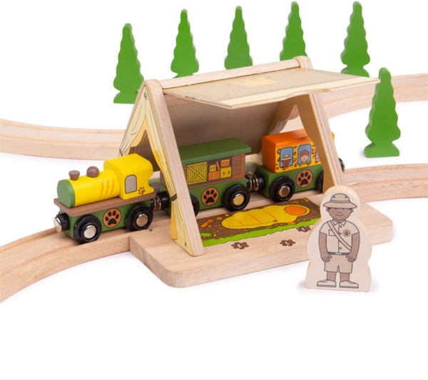 Levně Bigjigs Rail Safari stan