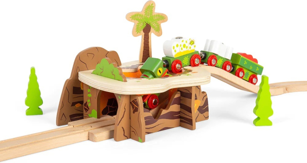 Levně Bigjigs Rail Tunel lávová jáma