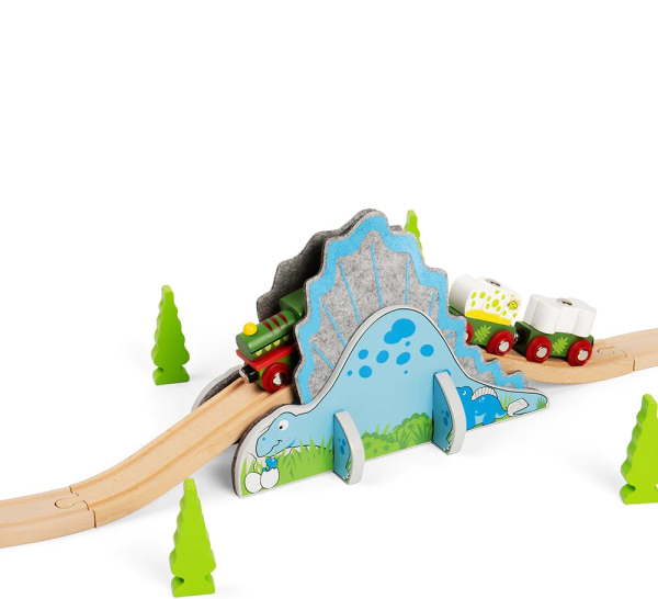 Levně Bigjigs Rail Dinosauří tunel