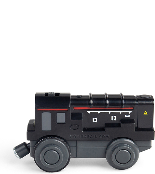 Levně Bigjigs Rail diesel posunovací lokomotiva na baterie