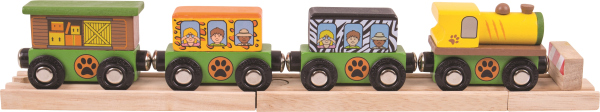 Levně Bigjigs Rail Vláček Safari
