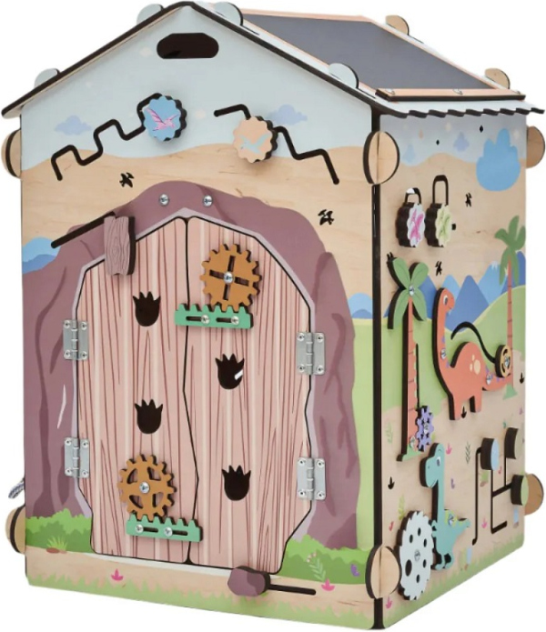 Levně BusyKids Activity board Domeček DINO