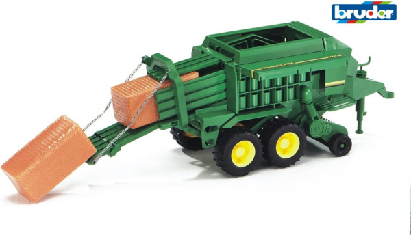 Levně Bruder Balíkovač slámy JOHN DEERE