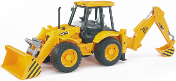 Levně Bruder Traktor JCB čelní nakladač s bagrem