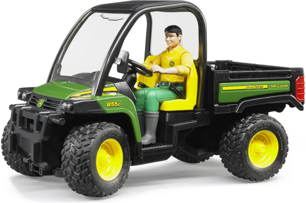 Levně Bruder John Deere Gator s řidičem