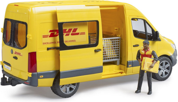 Levně Bruder Mercedes-Benz Sprinter DHL s řidičem