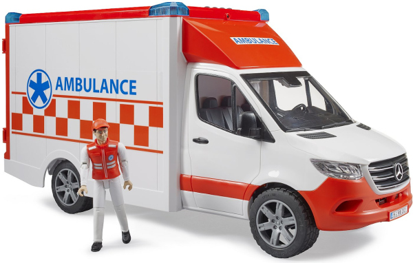 Levně Bruder Sanitka MB Sprinter s medikem