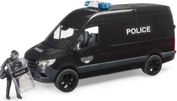 Levně Bruder MB Sprinter s policistou těžkooděncem