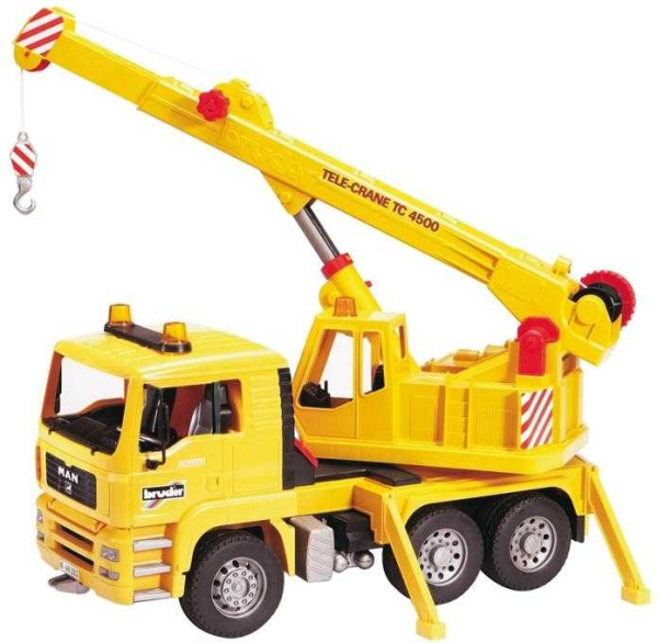 Levně Bruder Nákladní auto MAN jeřáb stavební