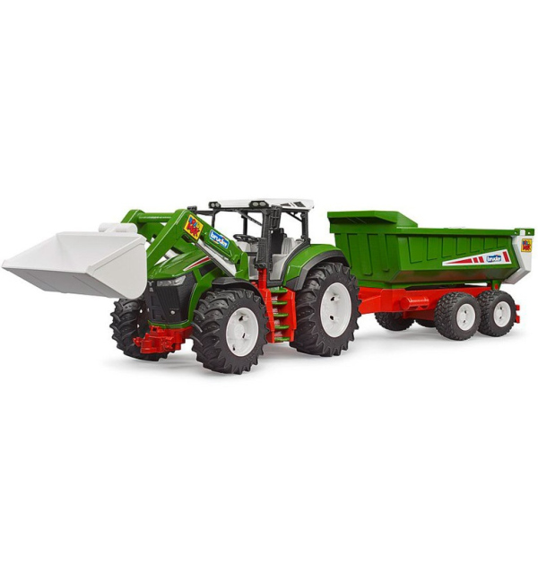 Levně Bruder Traktor ROADMAX s čelním nakladačem a vozem