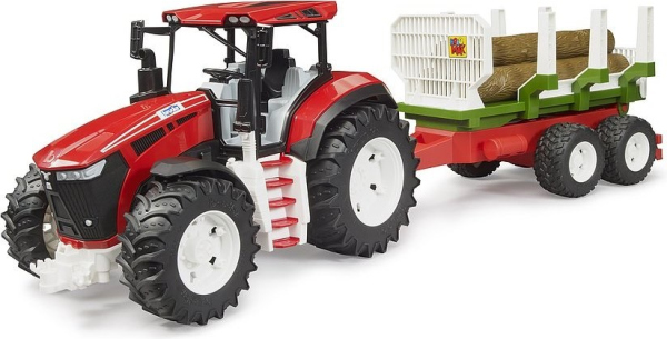 Levně Bruder Traktor ROADMAX s přívěsem na dřevo a kládami