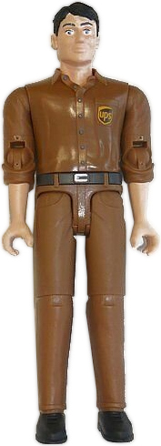Levně Bruder BWORLD Figurka řidič UPS
