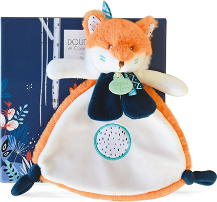 Doudou Dárková sada Tiwipi - plyšová liška muchláček 23 cm