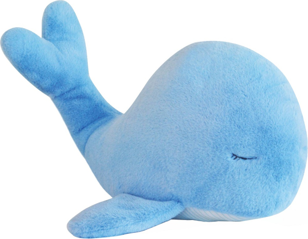 Levně Doudou Plyšová modrá velryba 60 cm