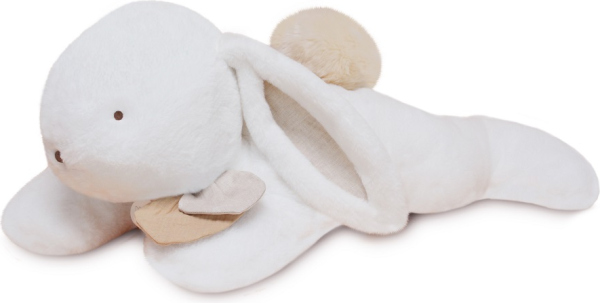 Levně Doudou Plyšový králík s béžovou bambulkou 65 cm