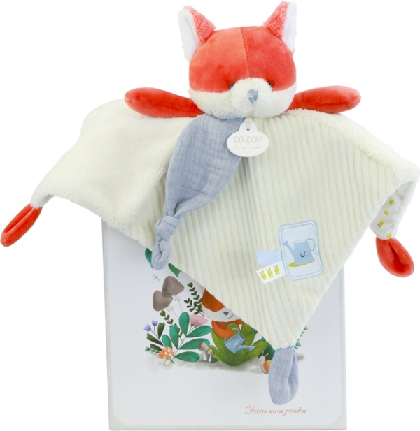 Doudou Dárková sada Plyšový muchláček liška Romarin 27 cm