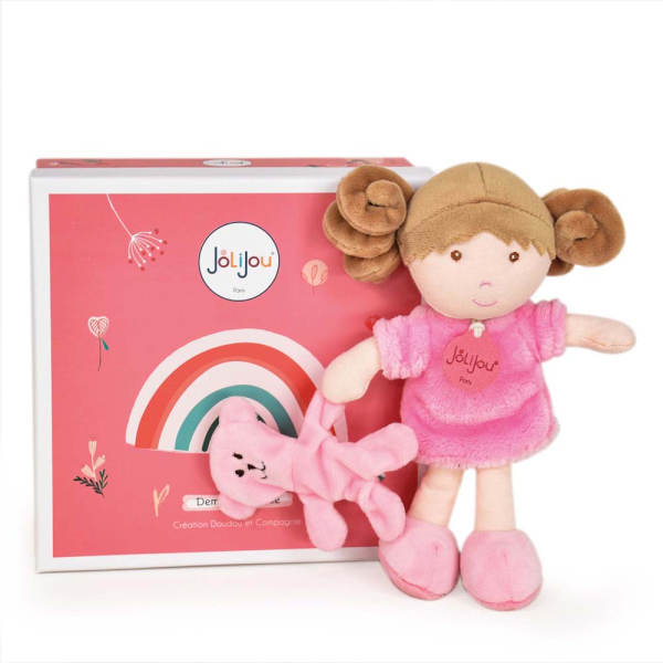Levně Doudou Jolijou Panenka Miss Rose 21 cm