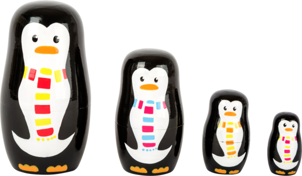Levně small foot Matrjoška rodina tučňáků