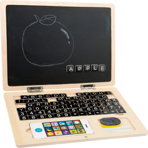 Levně small foot Dřevěný notebook magnetický