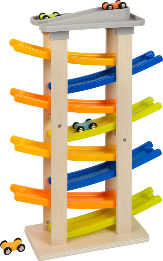 Levně small foot Závodní dráha s parkovištěm XL