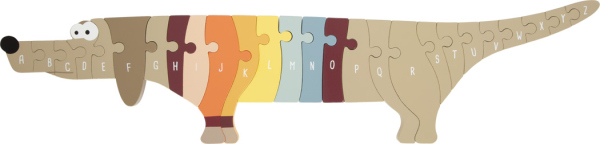 Levně small foot Puzzle písmena Jezevčík