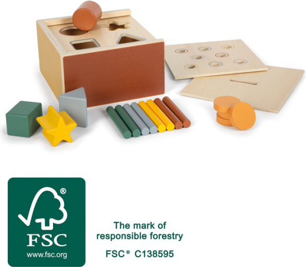 Levně small foot Montessori multifunkční vhazování