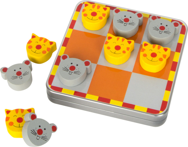 Levně small foot Magnetické piškvorky Kočka a myš