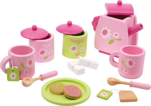 Levně small foot Dřevěný čajový set Rose