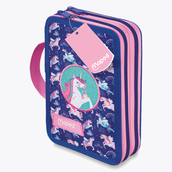 Penál Maped Unicorn - dvoupatrový, plný Maped