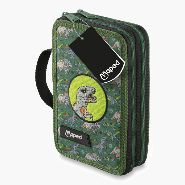 Penál Maped Dino - dvoupatrový, plný