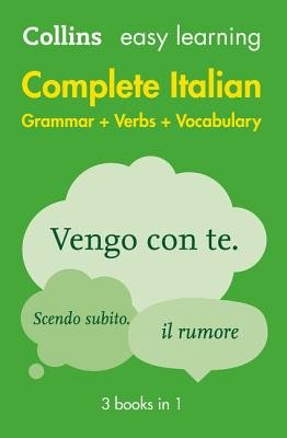 Easy Learning Italian Complete Grammar, Verbs and Vocabulary (3 books in 1), Trusted Support for Learning