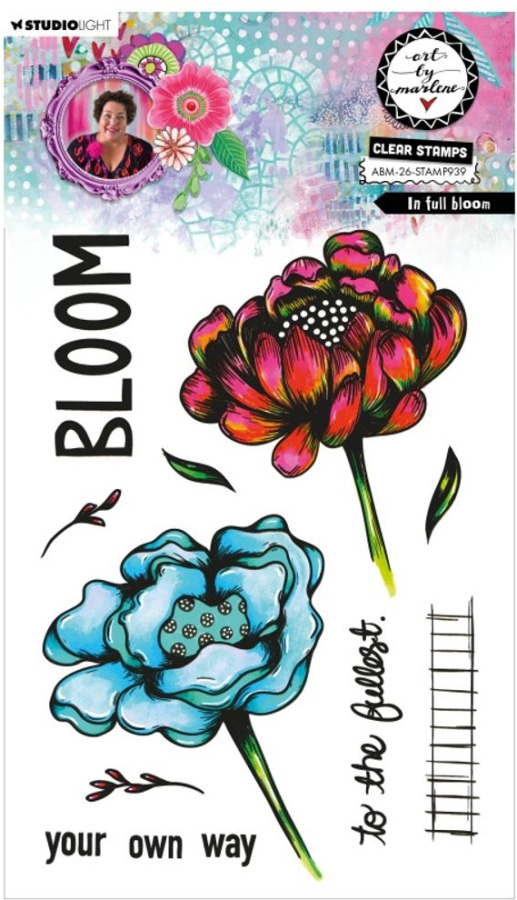 Studio Light Gelová razítka Studio Light 26“, 10 ks - V rozkvětu