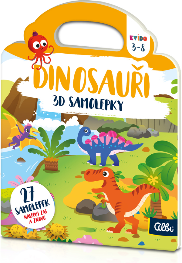 3D samolepky: Dinosauři - Kvído