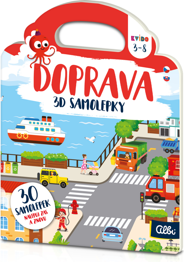 3D samolepky: Doprava - Kvído