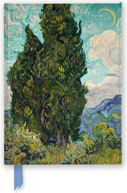 Vincent van Gogh: Cypresses (Foiled Journal) Flame Tree Publishing