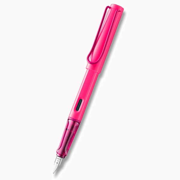 Plnicí pero LAMY safari neon pink - hrot EF